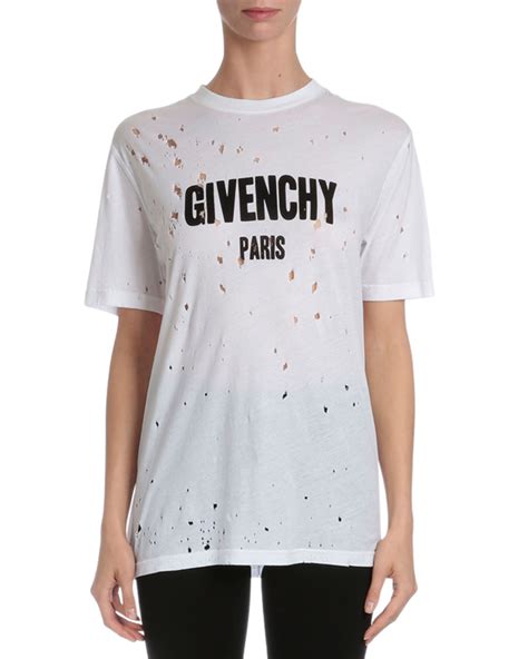 givenchy t shirts sale|givenchy distressed t shirt.